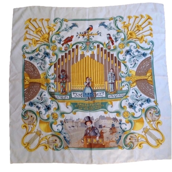 Hermes Accessories - Hermès Scarf Orgauphone et Autres Mecaniques Silk